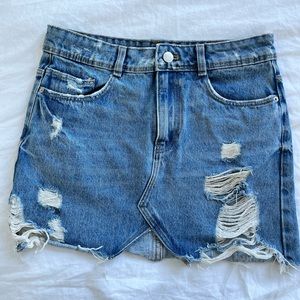Zara denim skirt